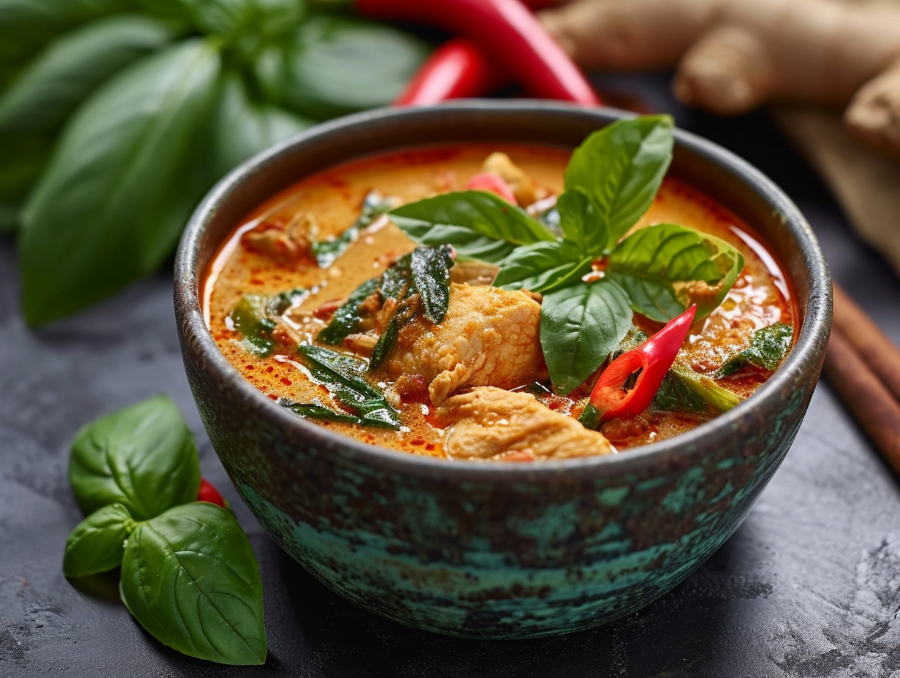 Red thai curry how to make Siamais