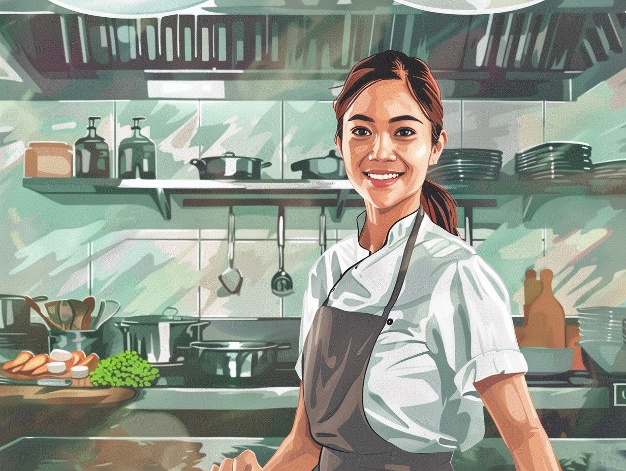 thai women cooking