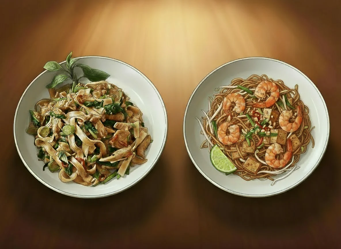 The Difference Between Pad Thai and Drunken Noodles (Pad Kee Mao)